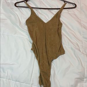 Velour bodysuit